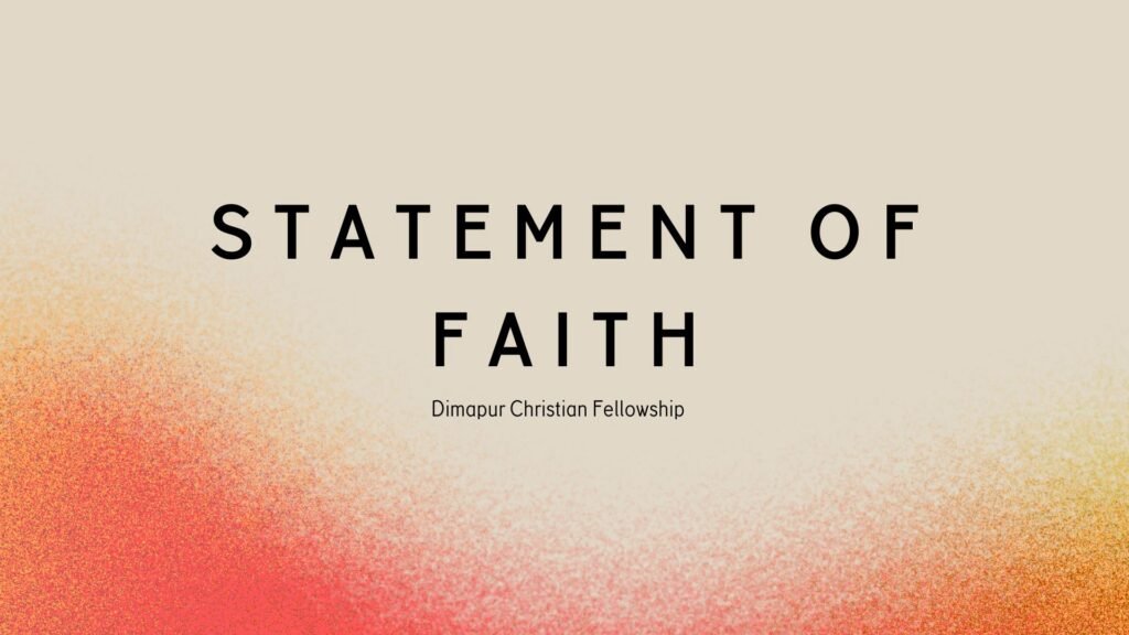 Statement of Faith Cover